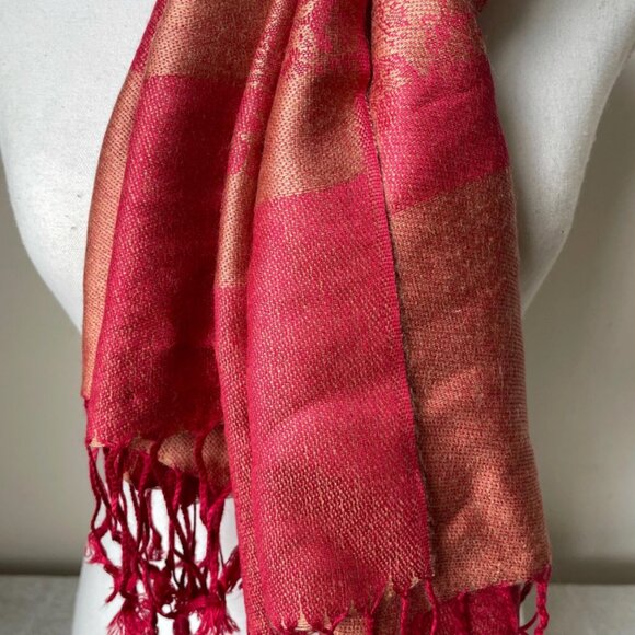 Silky soft scarf shawl and wrap, Holiday scarf, Gift for loved ones - Picture 5 of 6